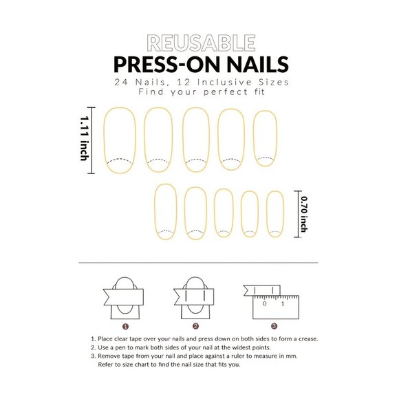 🎀💙NEW Luxury Heart Bow 3D Design Oval Long Light Blue Nails - 24 pcs 💙🎀 - Picture 5 of 5